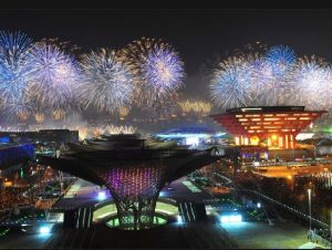 上海世博会开幕式之焰火表演