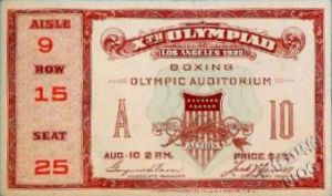 1932年第十届奥运会门票（2）