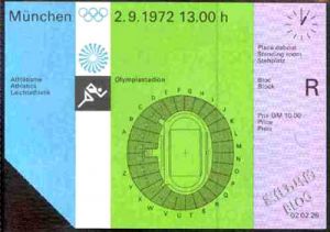 1972年第二十届奥运会门票