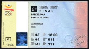 1992年第二十五届奥运会门票（2）