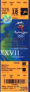 2000年第二十七届奥运会门票（3）