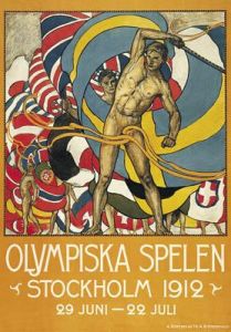 1912年斯德哥尔摩奥运会海报