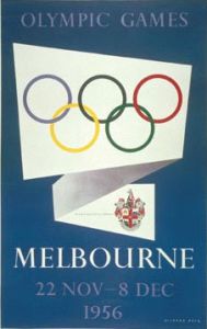 1956年墨尔本奥运会海报