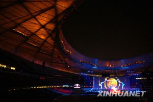 10月6日，由张艺谋导演的歌剧《图兰朵》在北京国家体育场“鸟巢”上演。新华社记者 侯俊 摄