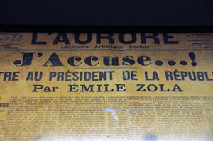 1898年1月13日发行的法国报纸《L'Aurore》