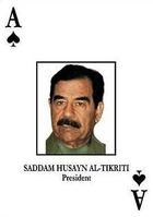 扑克牌通缉令中的萨达姆