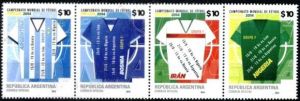 阿根廷发行的世界杯邮票