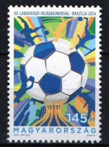 匈牙利发行的世界杯邮票