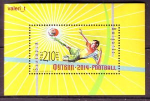 保加利亚发行的世界杯邮票