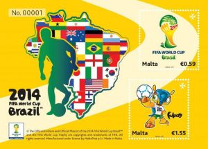 马耳他发行的世界杯邮票