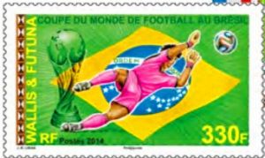 瓦利斯和富图纳群岛发行的世界杯邮票