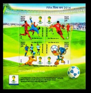 印度发行的世界杯邮票