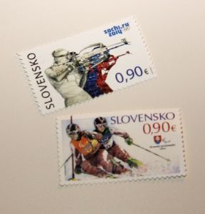 斯洛伐克推出索契冬奥会邮票