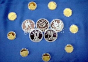 2004雅典奥运会纪念币组图
