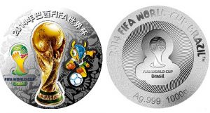 2014巴西世界杯纪念章