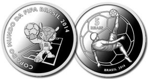 巴西发行世界杯银币