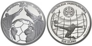 葡萄牙发行的世界杯纪念币