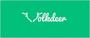 Folkdeer的LOGO设计将鹿角融入了字体中，模糊了字体LOGO与具象图形LOGO间的界限。