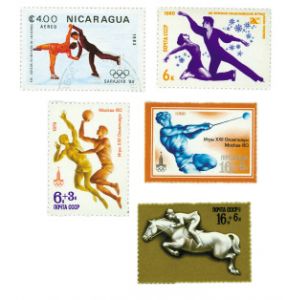 1980年莫斯科奥运会运动项目图标——邮票