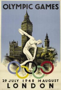 1948伦敦奥运会海报