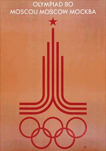 1980年莫斯科奥运会海报