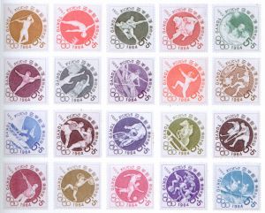 奥运纪念半邮政邮票（1961——1964）