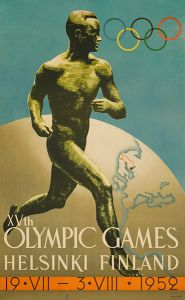 1952年赫尔辛基奥运会海报