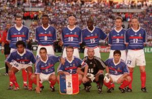 1998年世界杯法国夺冠时的队服