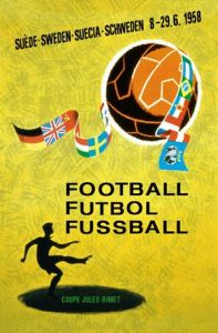 1958年瑞典世界杯海报
