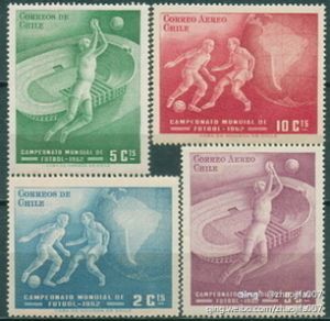 1962年智利世界杯纪念邮票