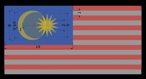马来西亚国旗格式