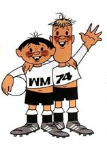 1974年联邦德国世界杯吉祥物Tip和Tap