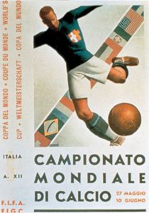 1934年意大利世界杯海报