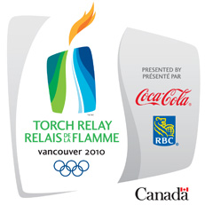 温哥华奥运组委会设计的火炬传递标志