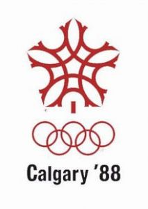 卡尔加里冬季奥运会会徽最显著的是民族风格的雪花图形，也可以看做是传统意义的枫叶，而枫叶正是加拿大的象征。