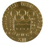 1976年因斯布鲁克冬奥会奖牌正面