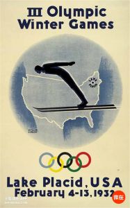 1932年冬奥会海报