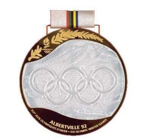 阿尔贝维尔冬奥会纪念币（法国发布）