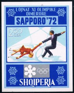 阿尔巴尼亚1972日本札幌冬奥会邮票