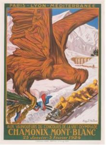 1924夏慕尼冬奥会海报
