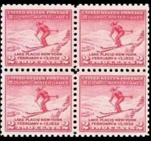 第一套冬奥会邮票