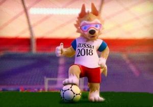 2018俄罗斯世界杯吉祥物。