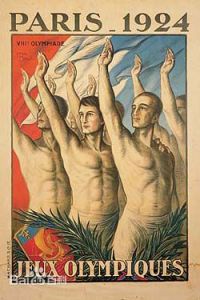 1924年第8届巴黎奥运会海报
