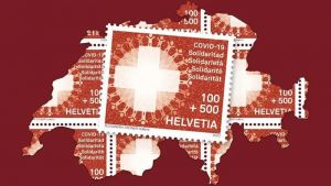 瑞士新冠状肺炎疫情邮票