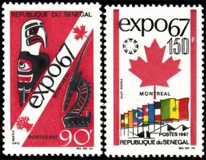 1967年蒙特利尔世博会邮票