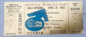 Collectible ticket roots auctioned