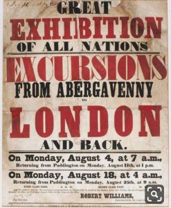 Poster advertising a trip to the Great Exhibition