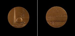 1939纽约世博会金奖章（正、反面）
