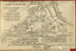 1876费城世博会地图