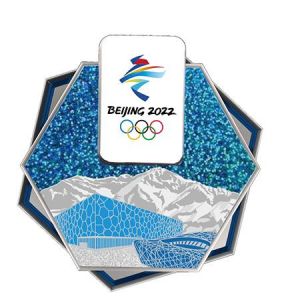北京2022年冬奥会首款纪念徽章